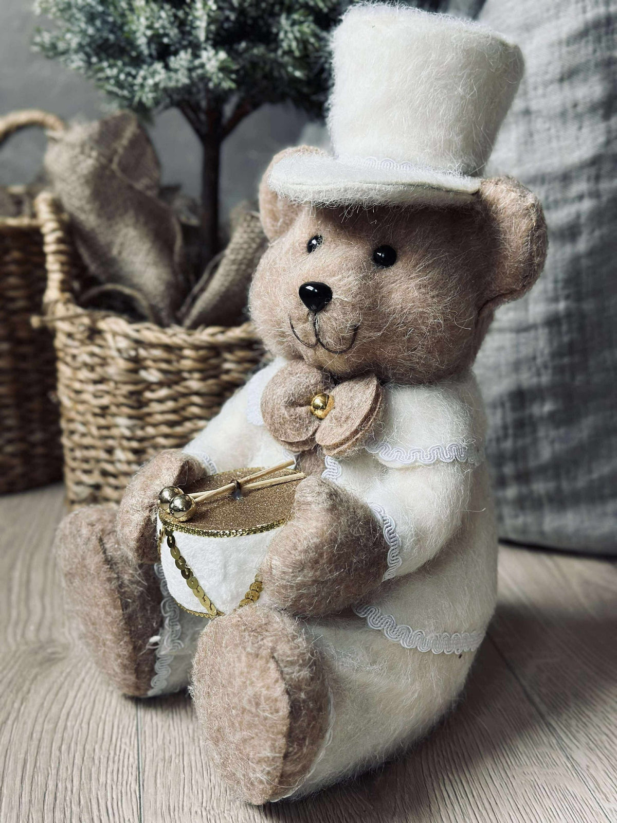 Peluche de Noël - Assise