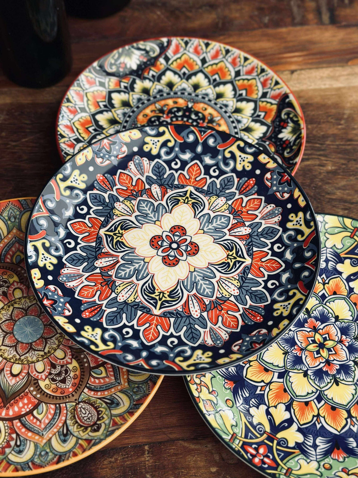Assiette Color boheme MIX