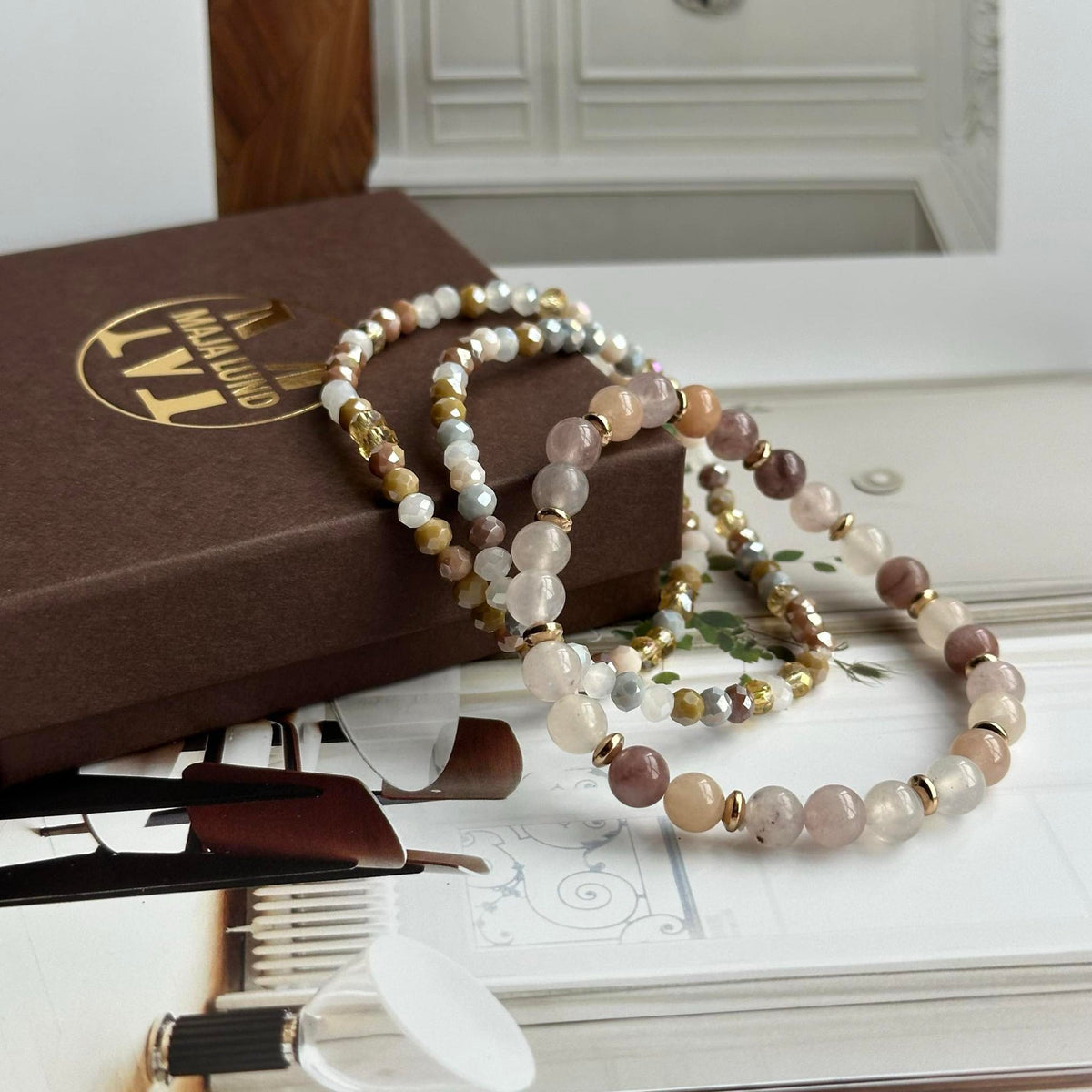 Bracelet Luna Blush Mix – Set de 3 pièces