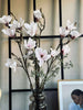 Branche de magnolia rose - 92 cm