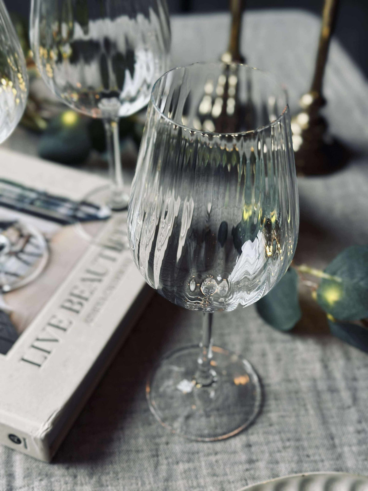 Verres à vin rouge CRYSTAL - Lot de 4 pièces
