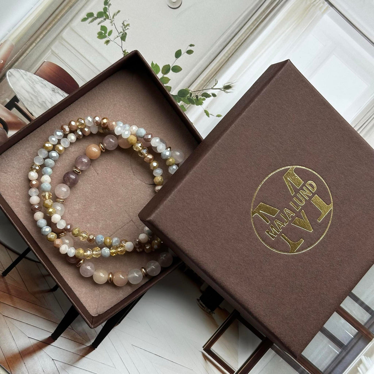 Bracelet Luna Blush Mix – Set de 3 pièces