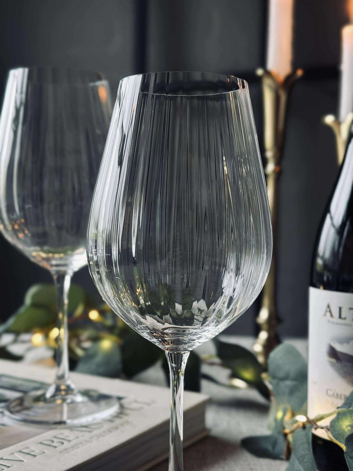 Verres à vin rouge CRYSTAL - Lot de 4 pièces