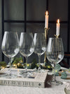 Verres à vin blanc  CRYSTAL - Lot de 4 pièces.