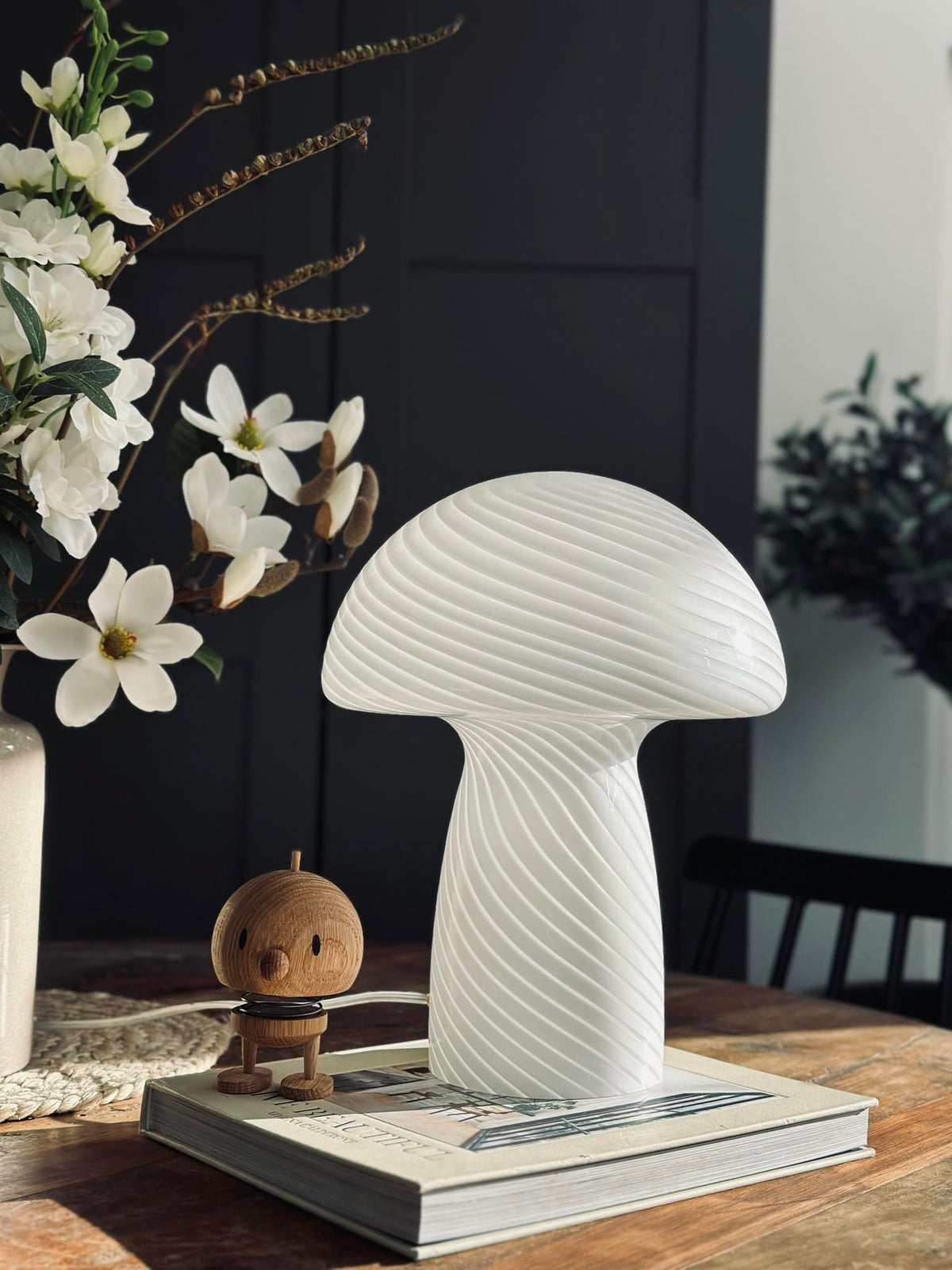 Mushroom Elsa - Blanc 32 cm
