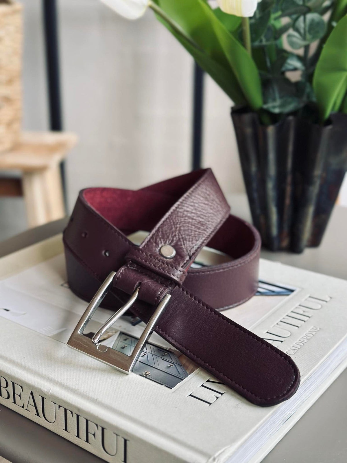 Ceinture 3,5 cm - OX blood