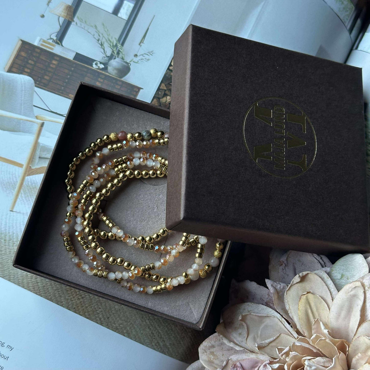 Bracelet Ofelia Nature - Ensemble de 5 bracelets