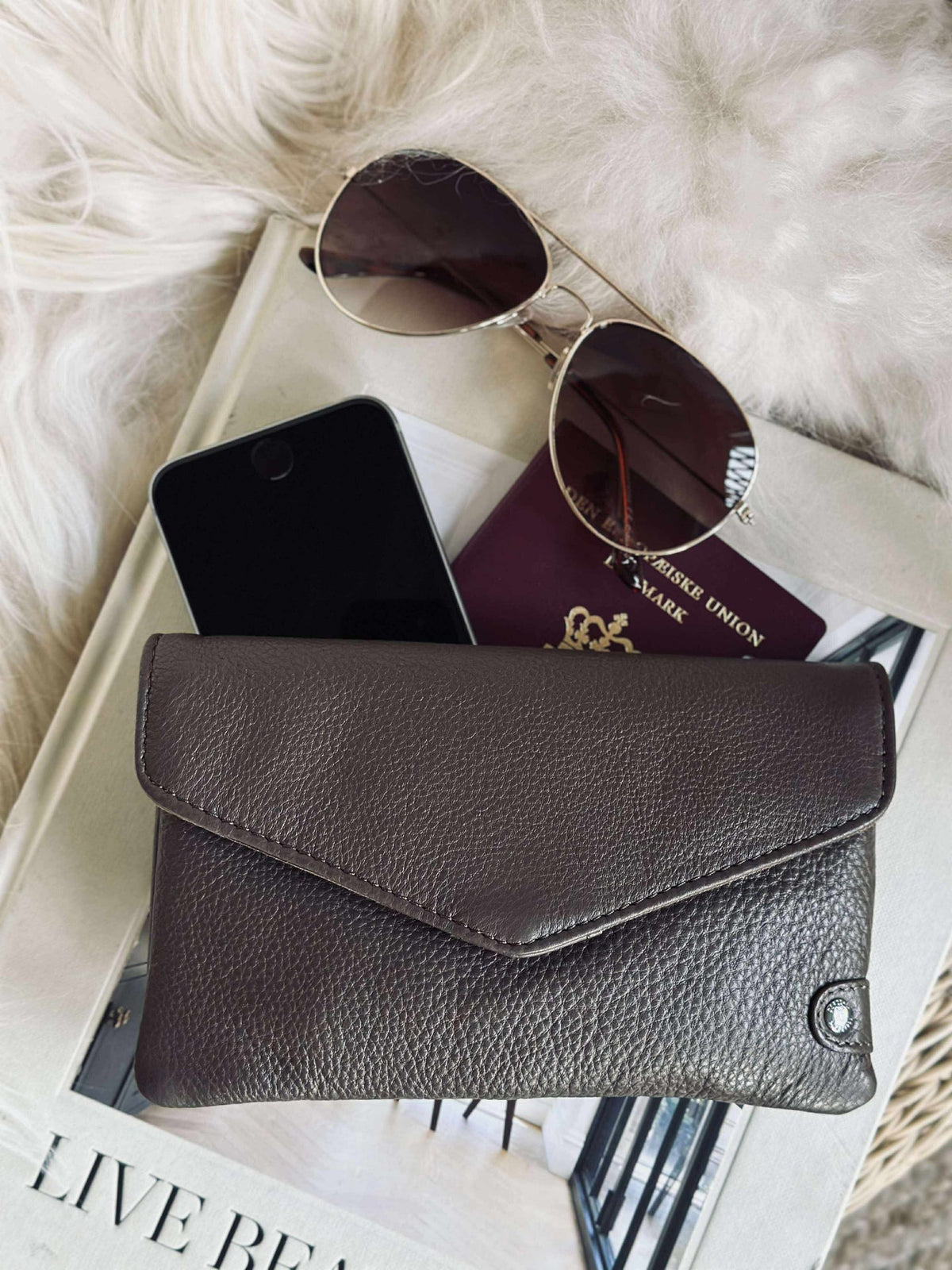 Portefeuille Aura - Dark Taupe