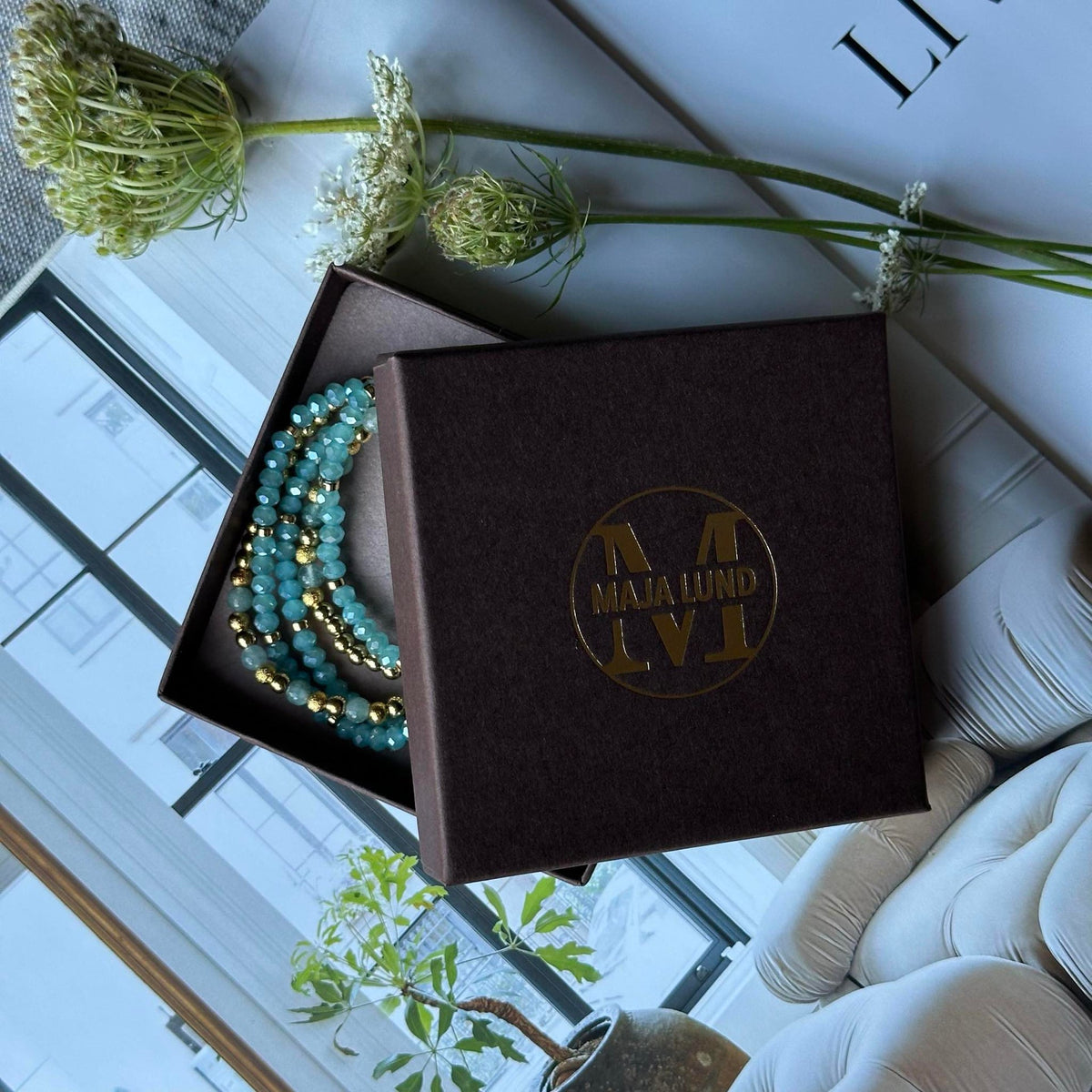 Bracelet Ofelia Aqua - Ensemble de 5 bracelets