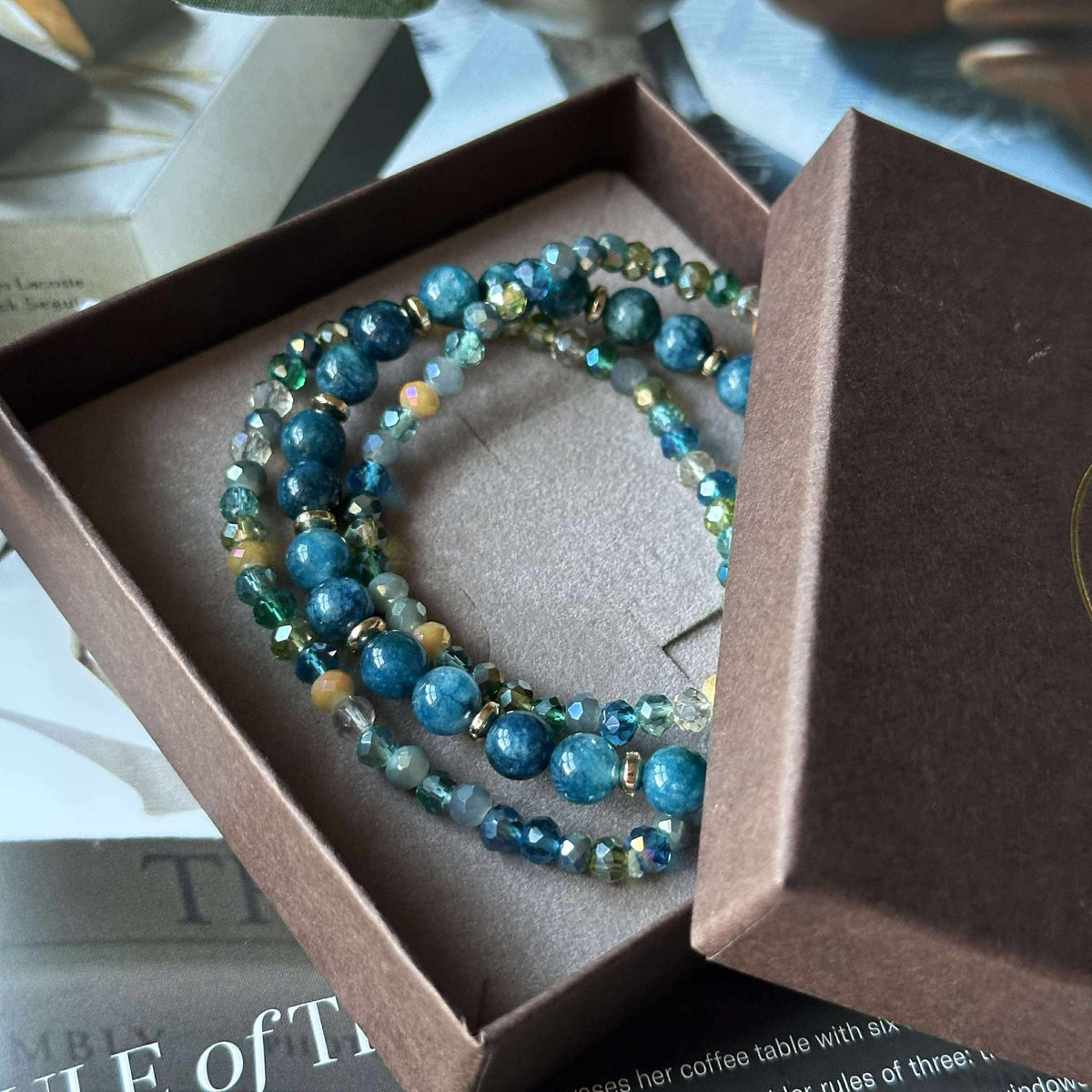 Bracelet Luna Sea Green – Lot de 3 pièces
