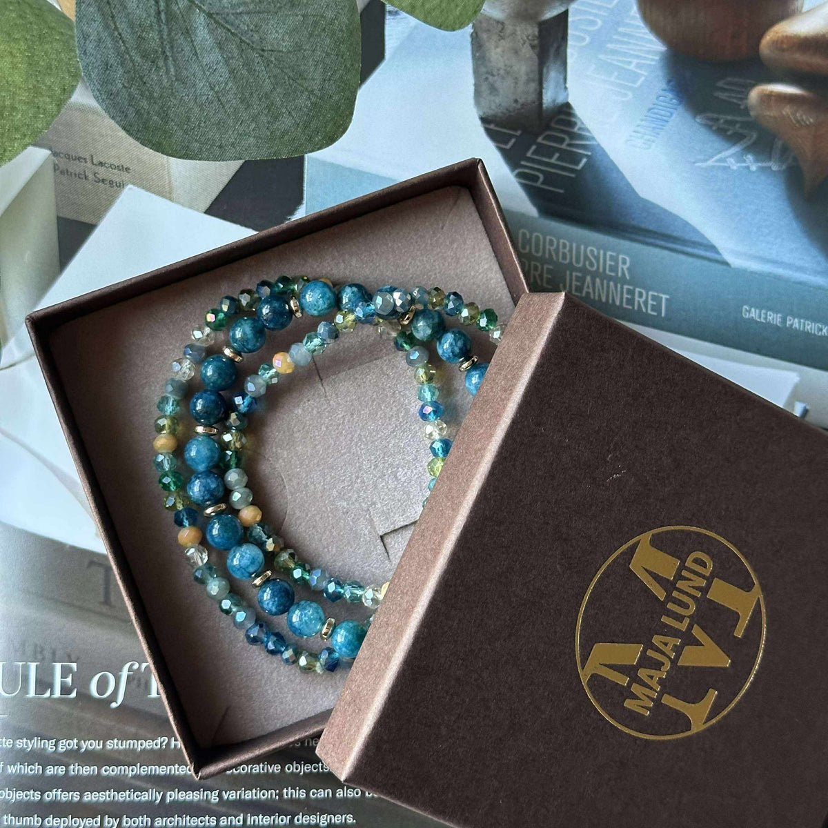 Bracelet Luna Sea Green – Lot de 3 pièces