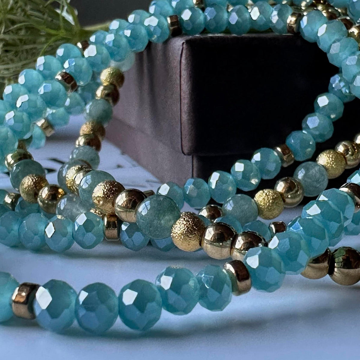 Bracelet Ofelia Aqua - Ensemble de 5 bracelets