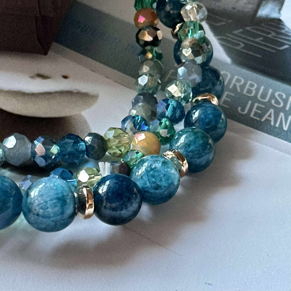 Bracelet Luna Sea Green – Lot de 3 pièces