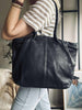 Sac à épaule avec belle bandoulière tressée - Black