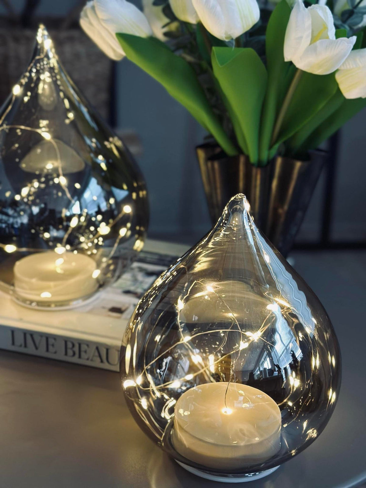 Lampe LED Drop - 19 cm
