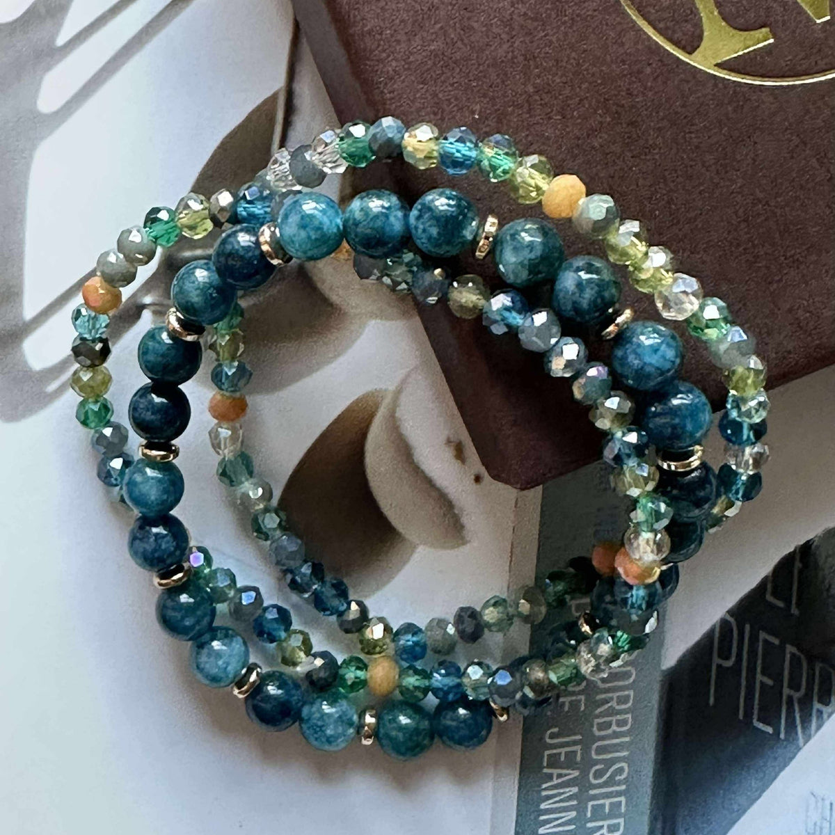 Bracelet Luna Sea Green – Lot de 3 pièces