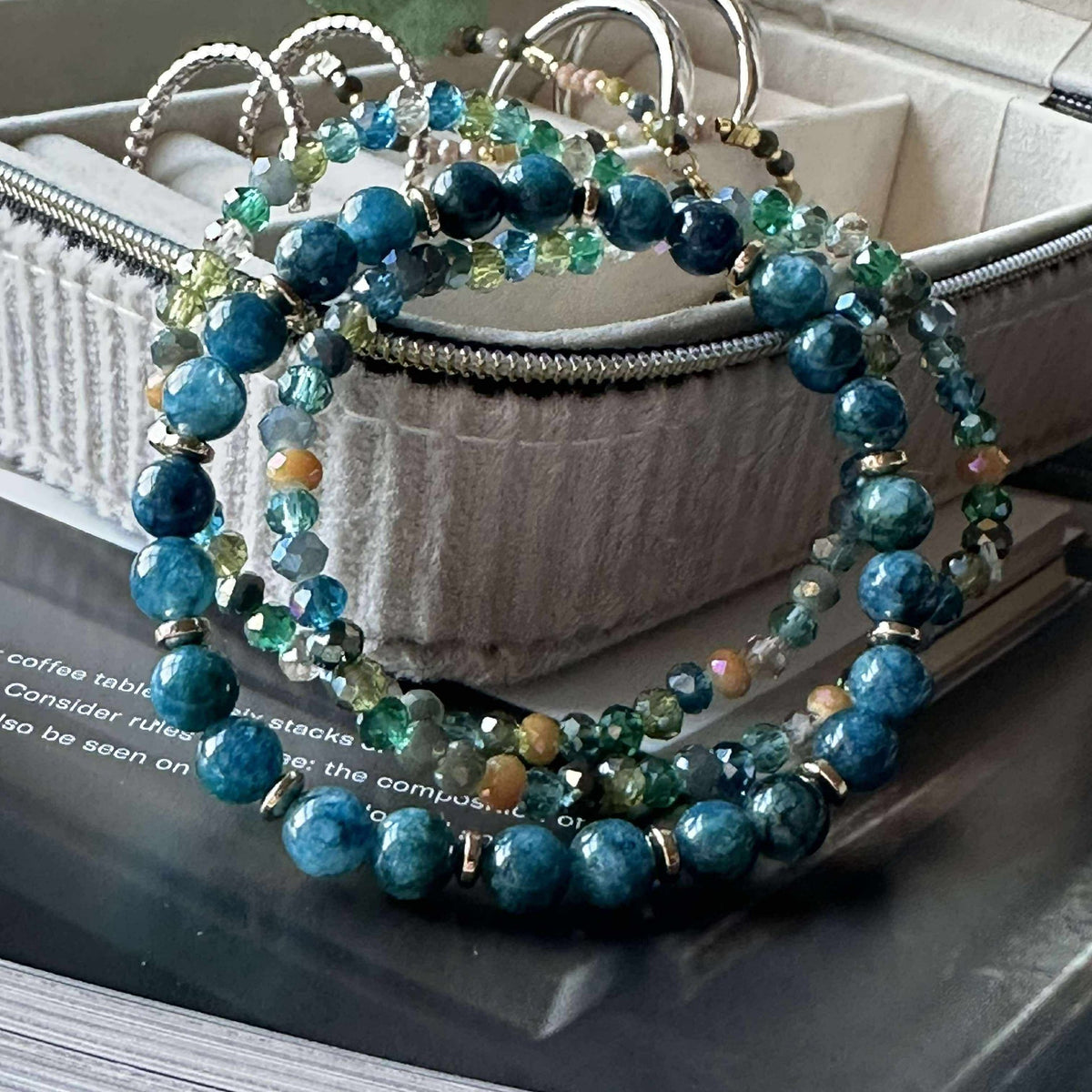 Bracelet Luna Sea Green – Lot de 3 pièces