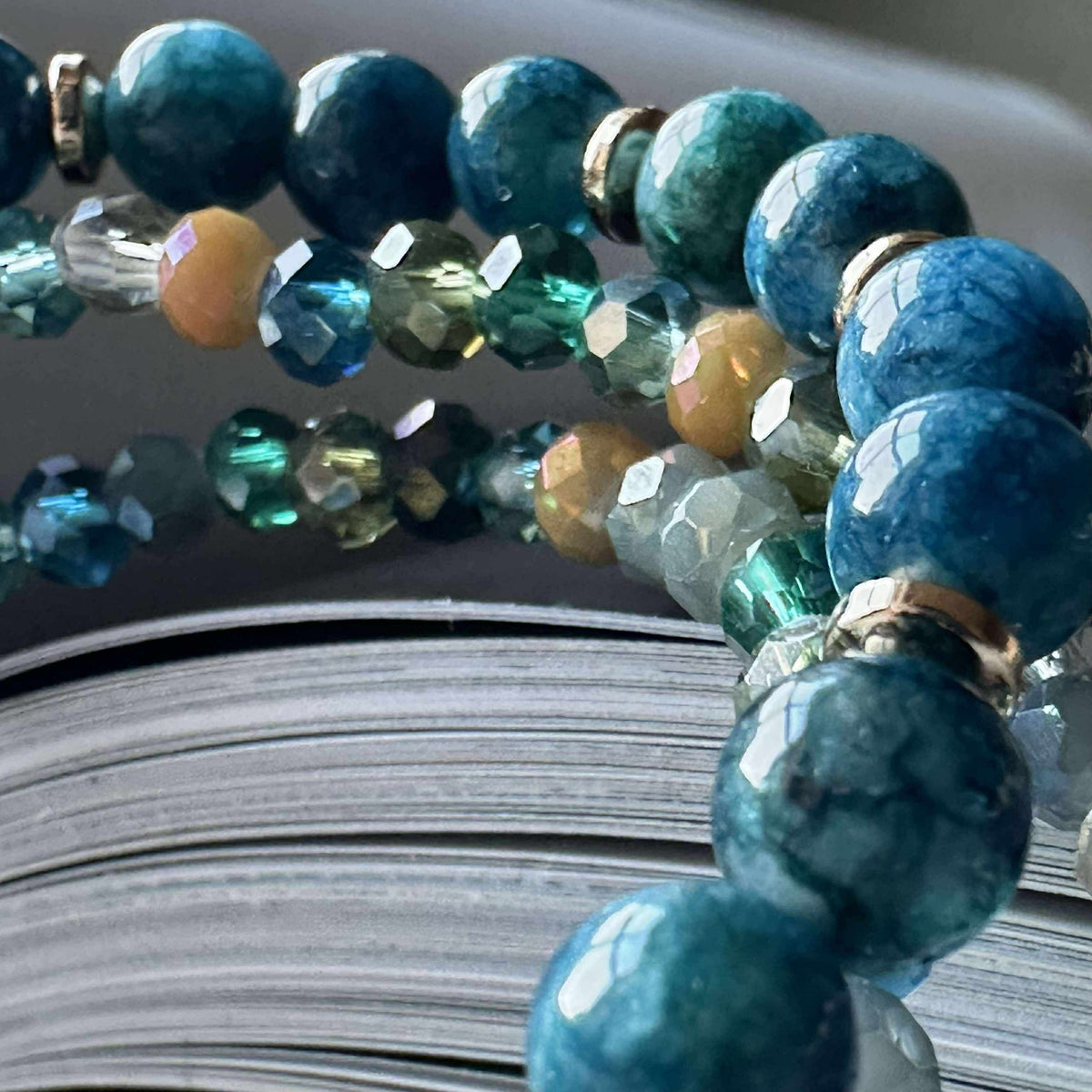 Bracelet Luna Sea Green – Lot de 3 pièces