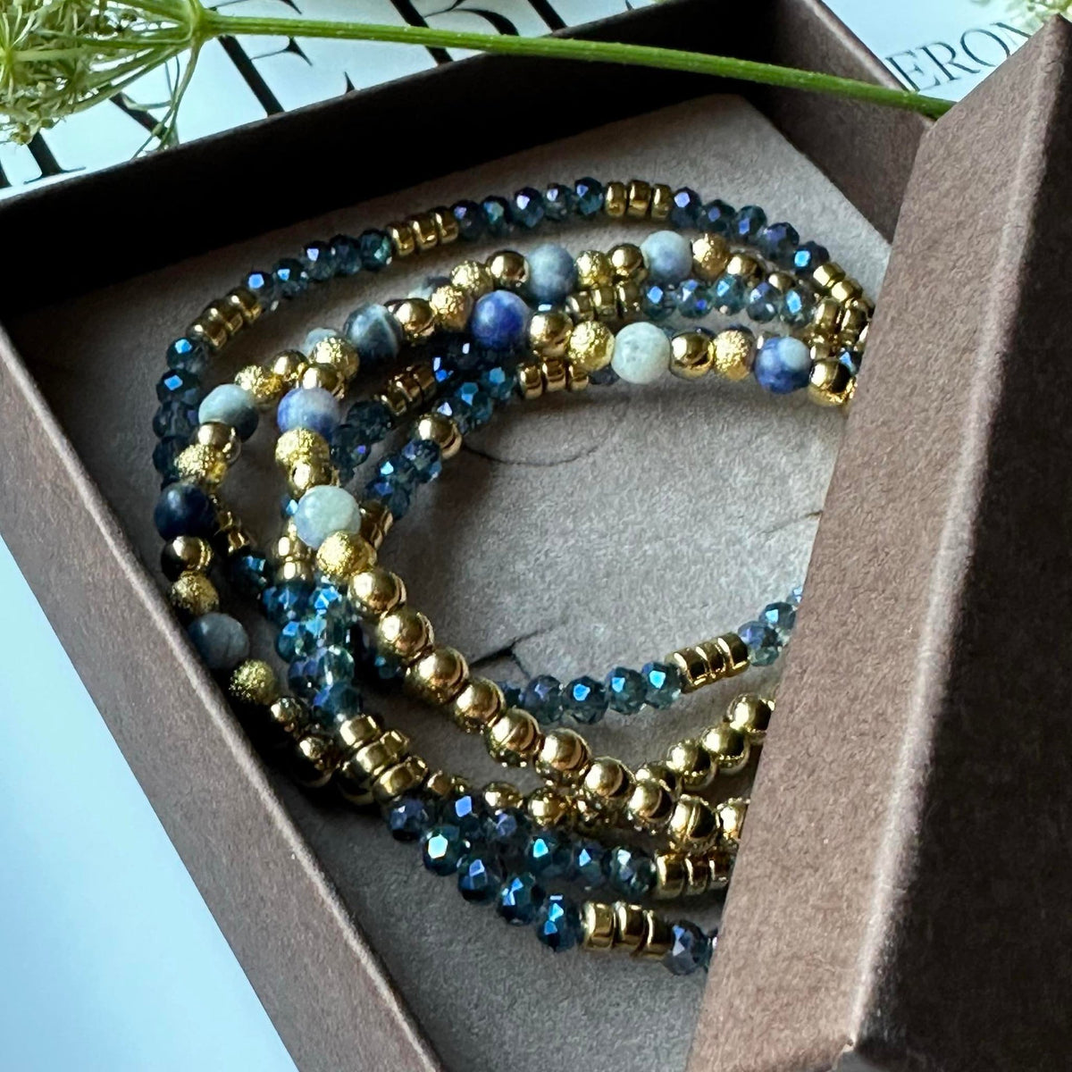 Bracelet Ofelia Navy - Ensemble de 5 bracelets