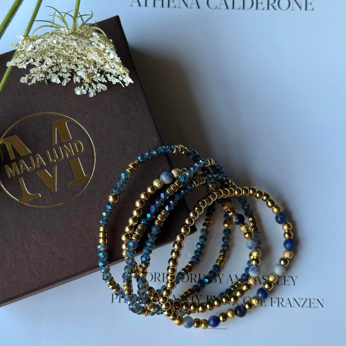 Bracelet Ofelia Navy - Ensemble de 5 bracelets