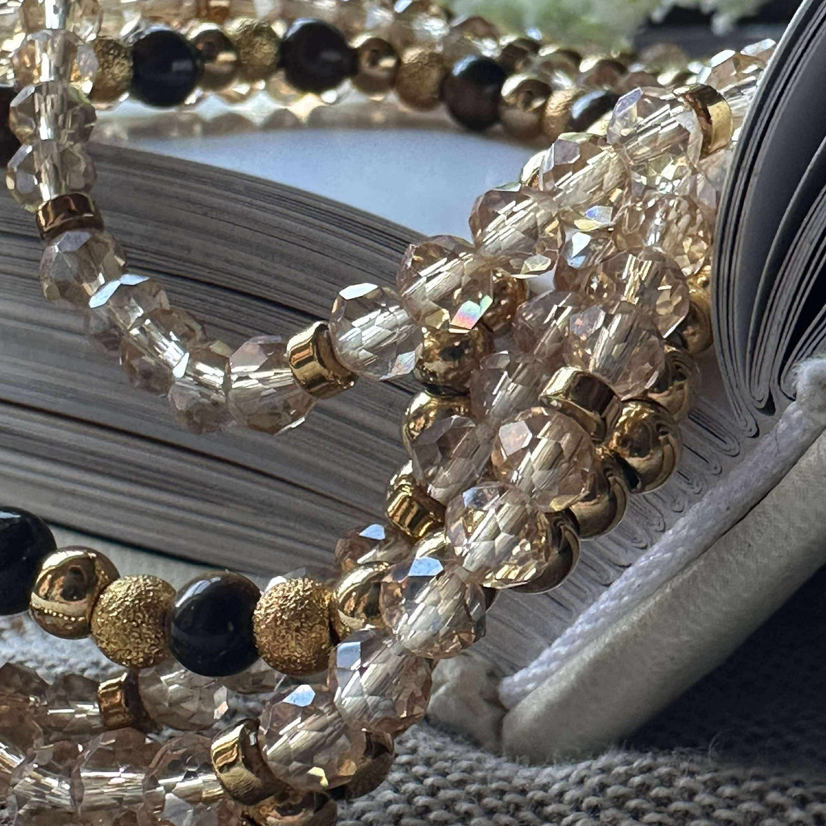 Bracelet Ofelia Tiger Eye - Ensemble de 5 bracelets