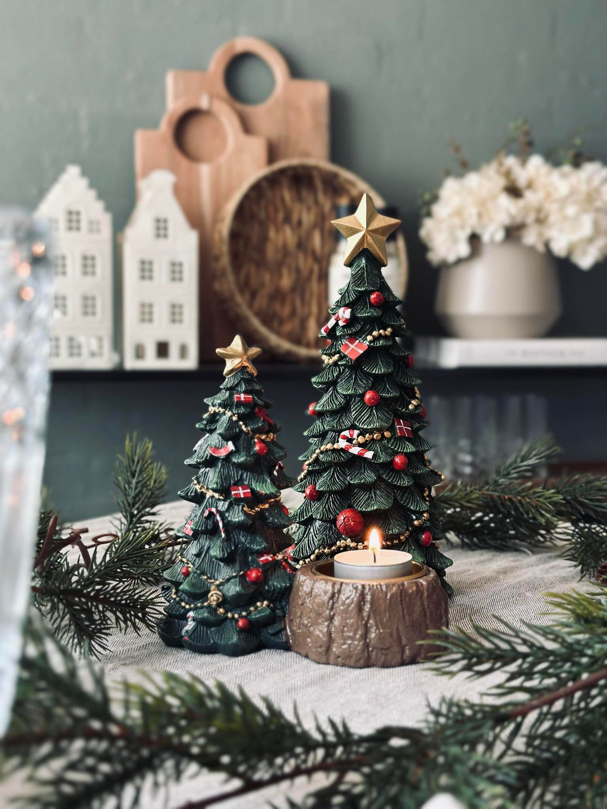 Porte-bougie Sapin de Noël