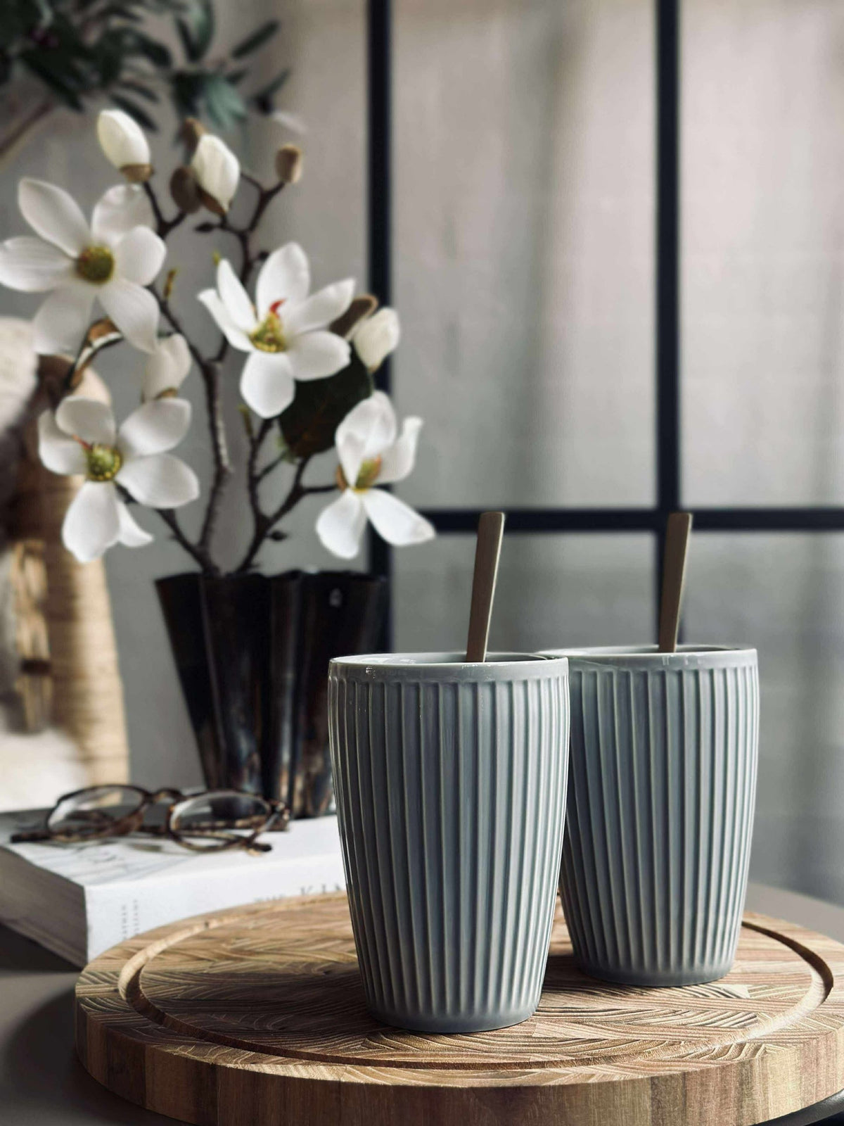Mug isotherme Plissé - Lot de 2 - Arctic Ice