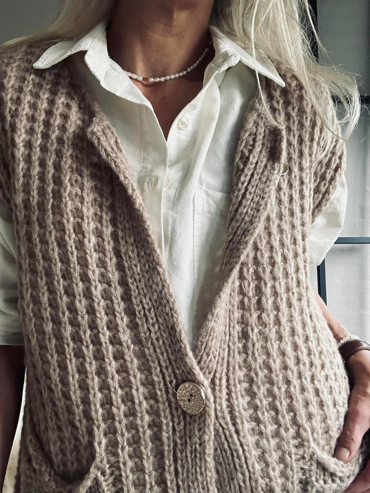 Gilet Ruby beige