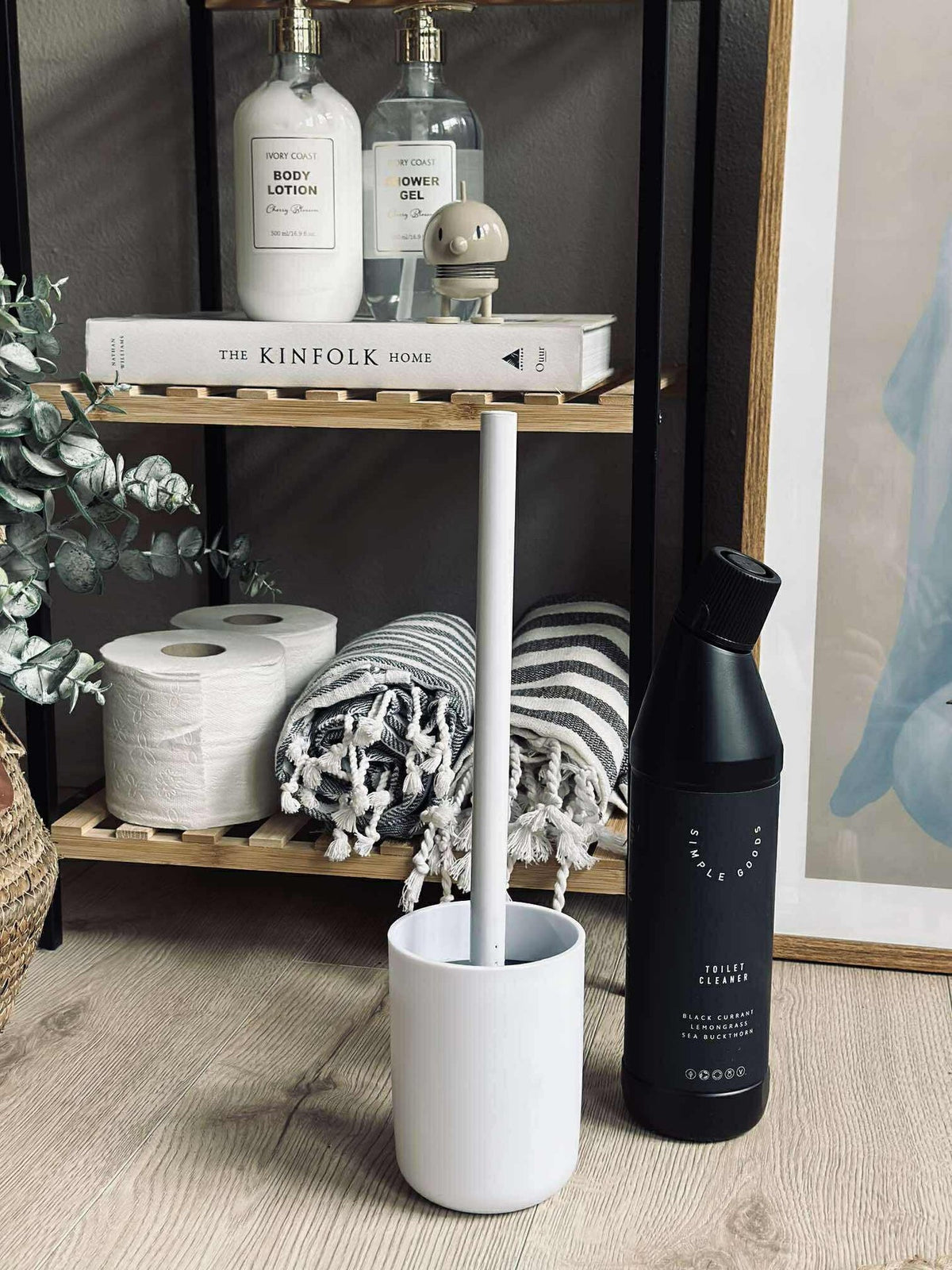 Brosse WC - Blanc
