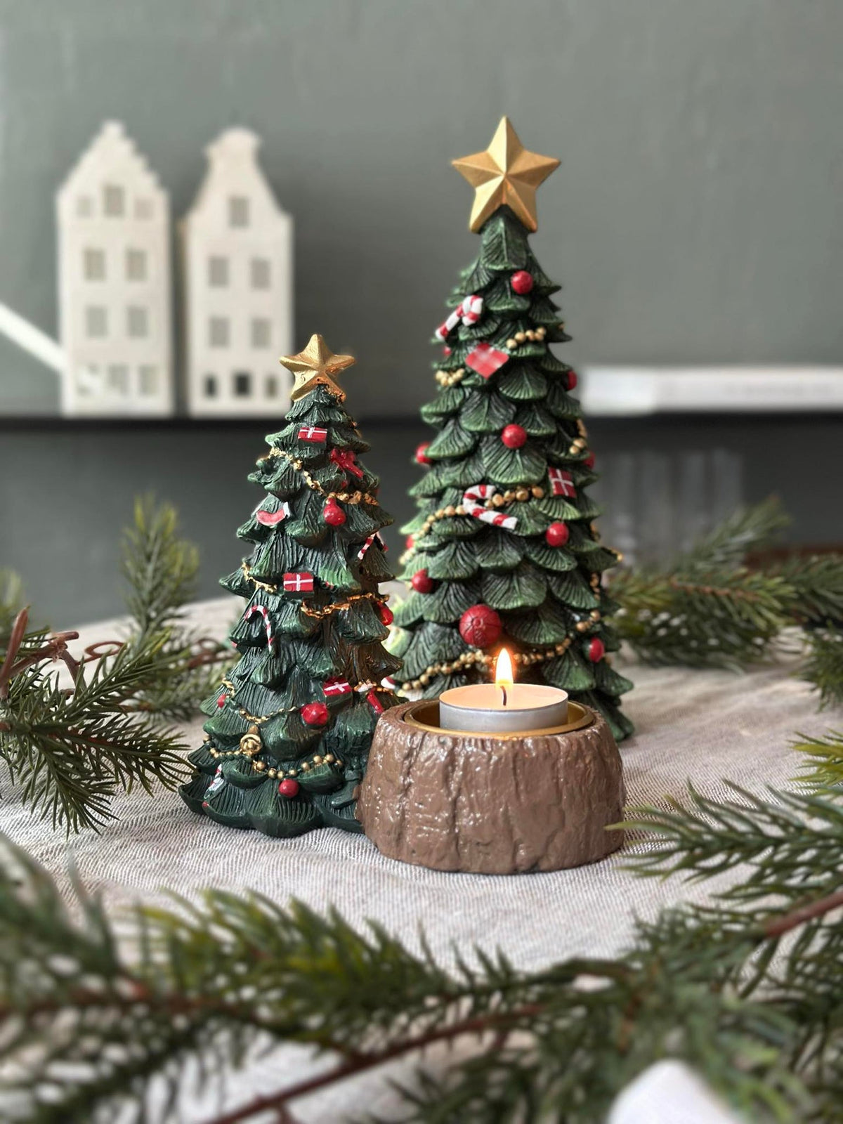 Porte-bougie Sapin de Noël