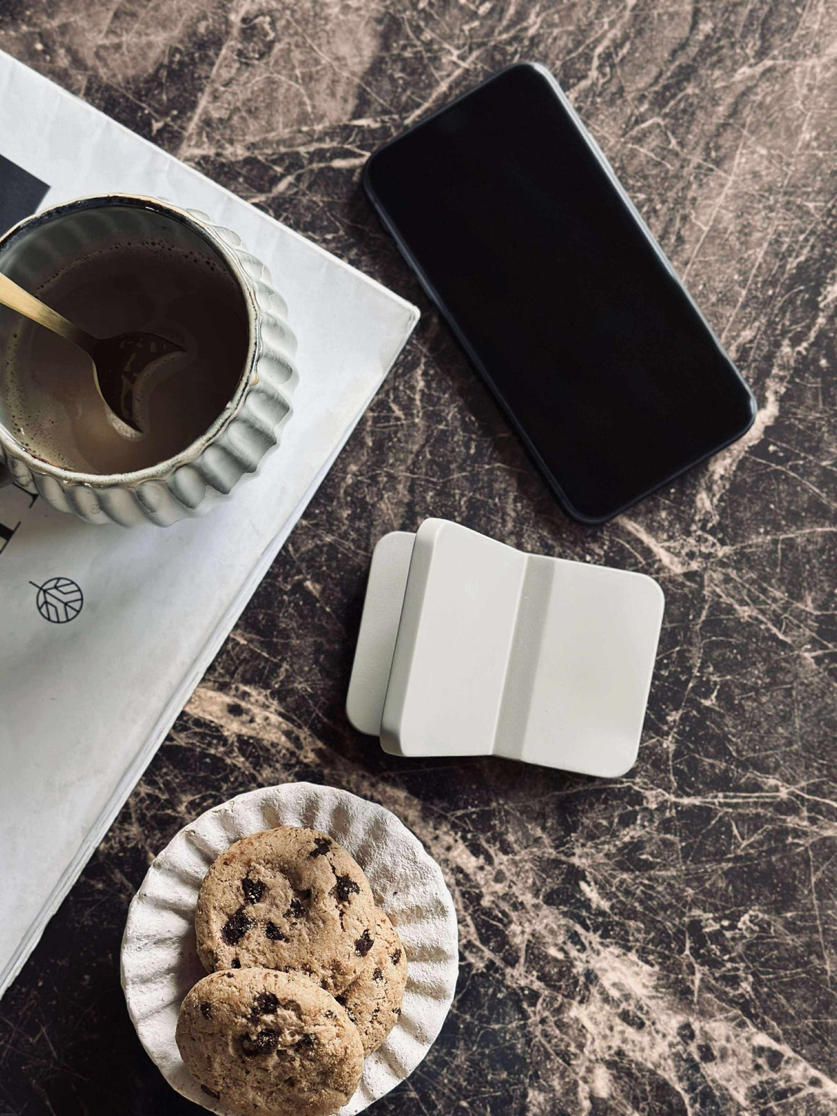 Support pour téléphone portable - Bureau - Pebble grey