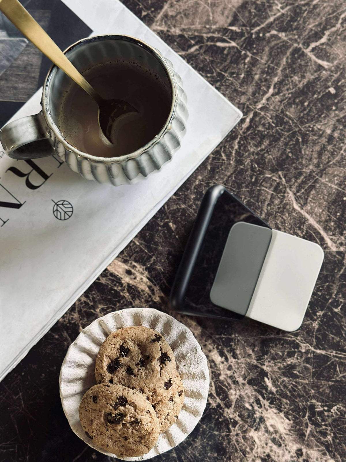 Support pour téléphone portable - Bureau - Pebble grey