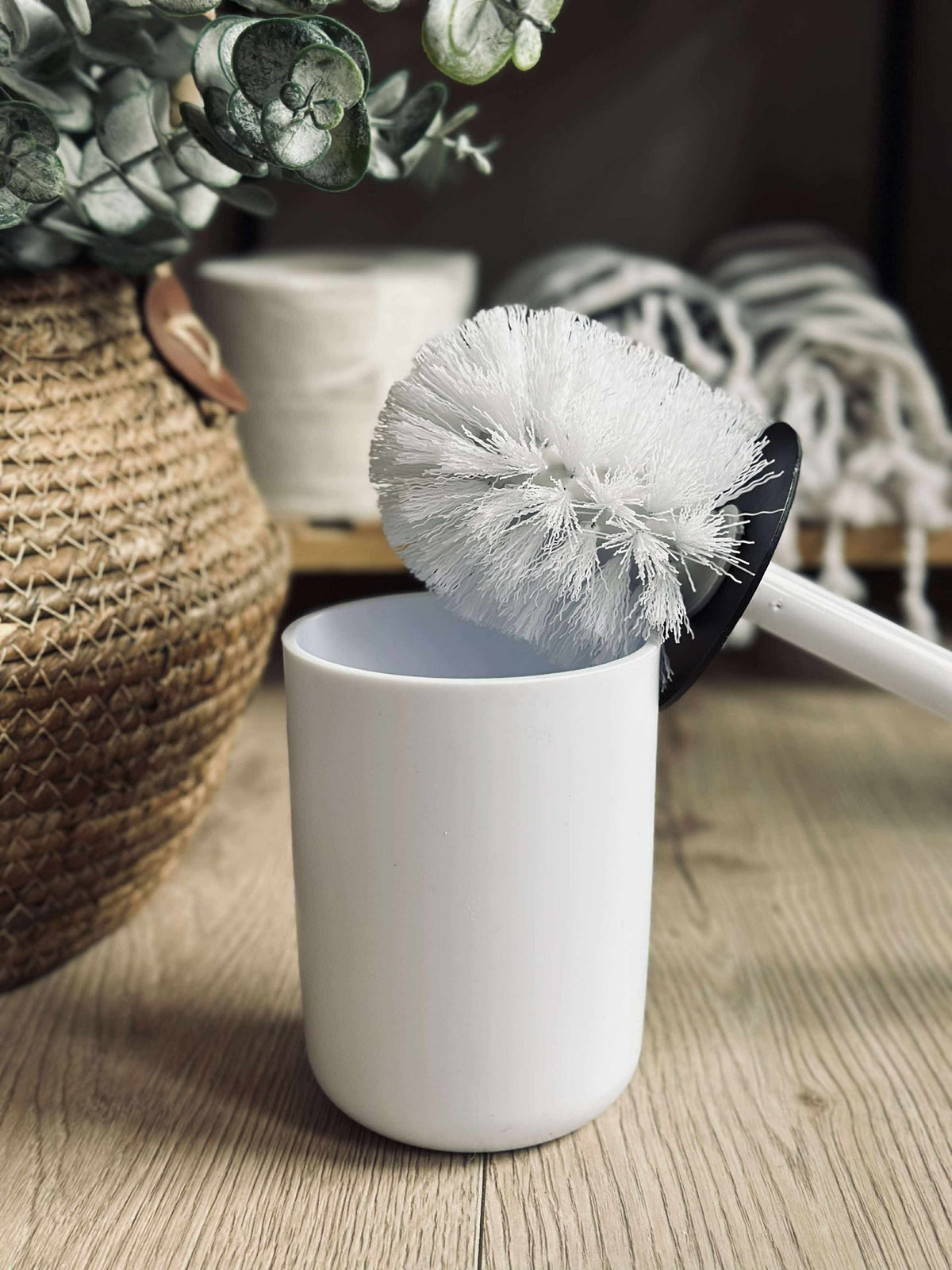 Brosse WC - Blanc