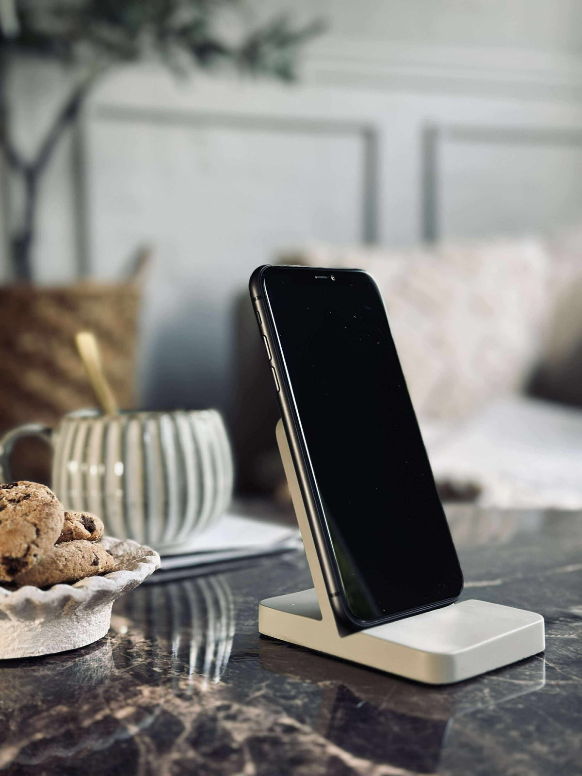 Support pour téléphone portable - Bureau - Pebble grey