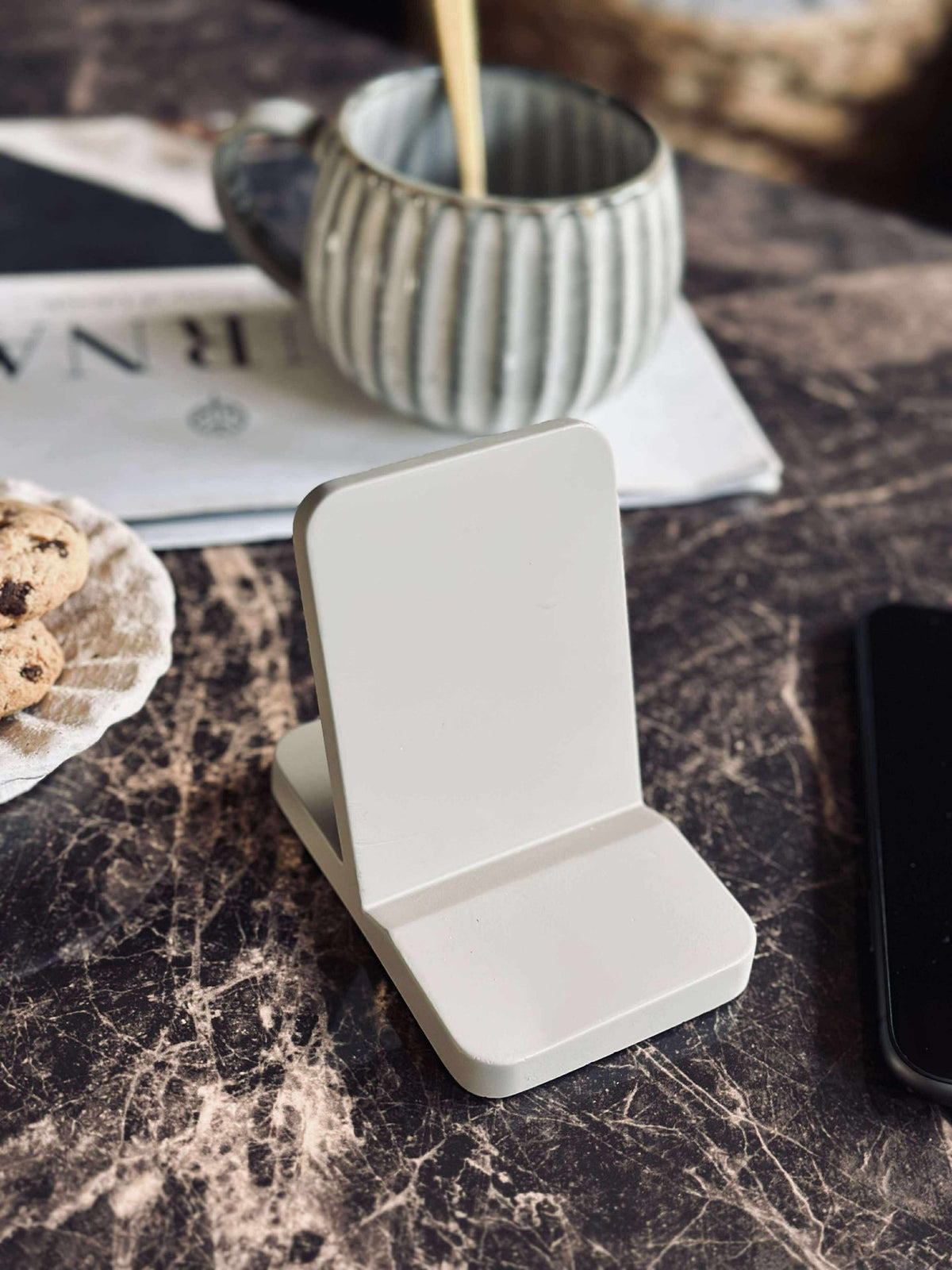 Support pour téléphone portable - Bureau - Pebble grey