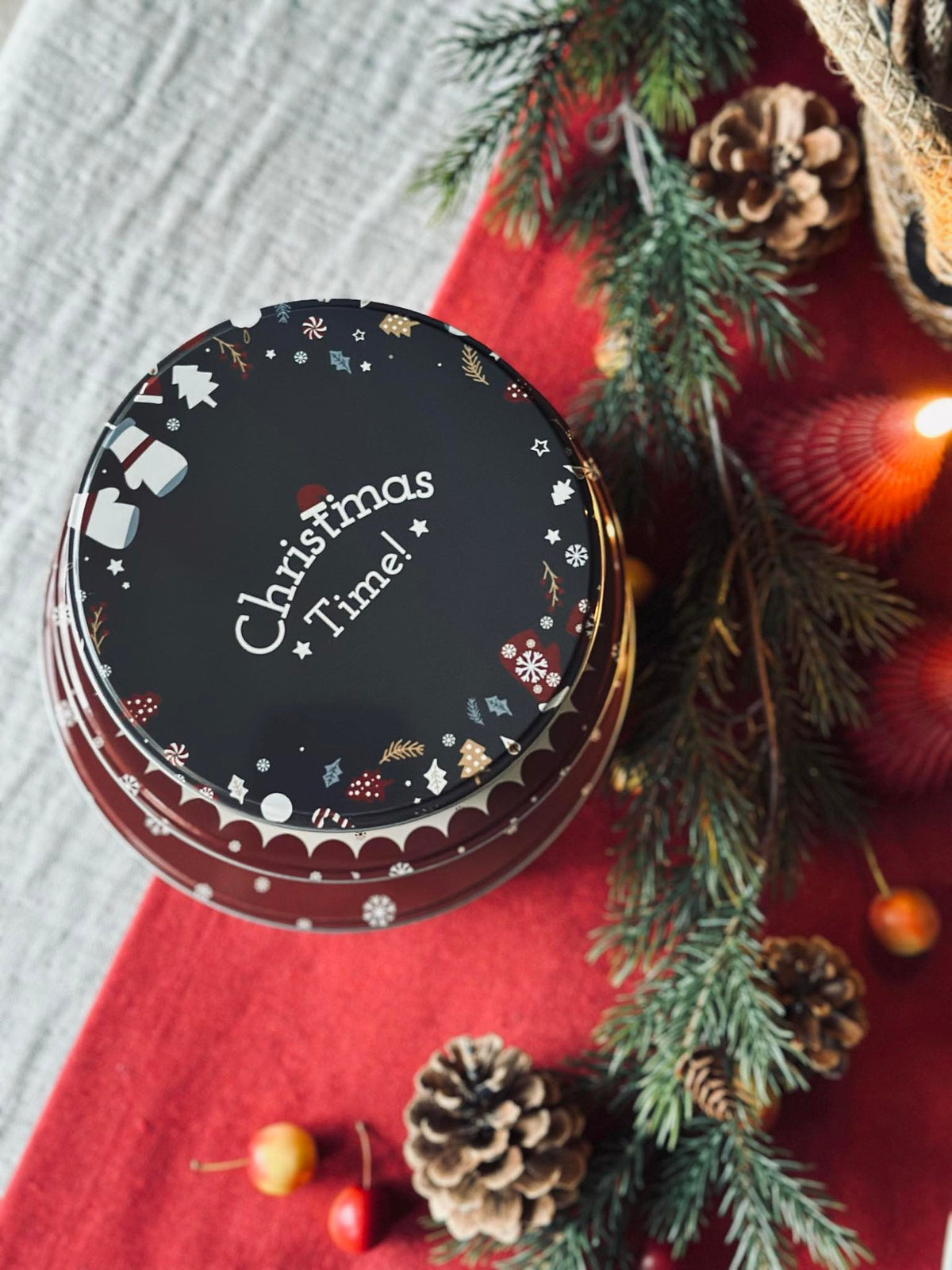 Boîtes à biscuits Noël - Lot de 3 pièces