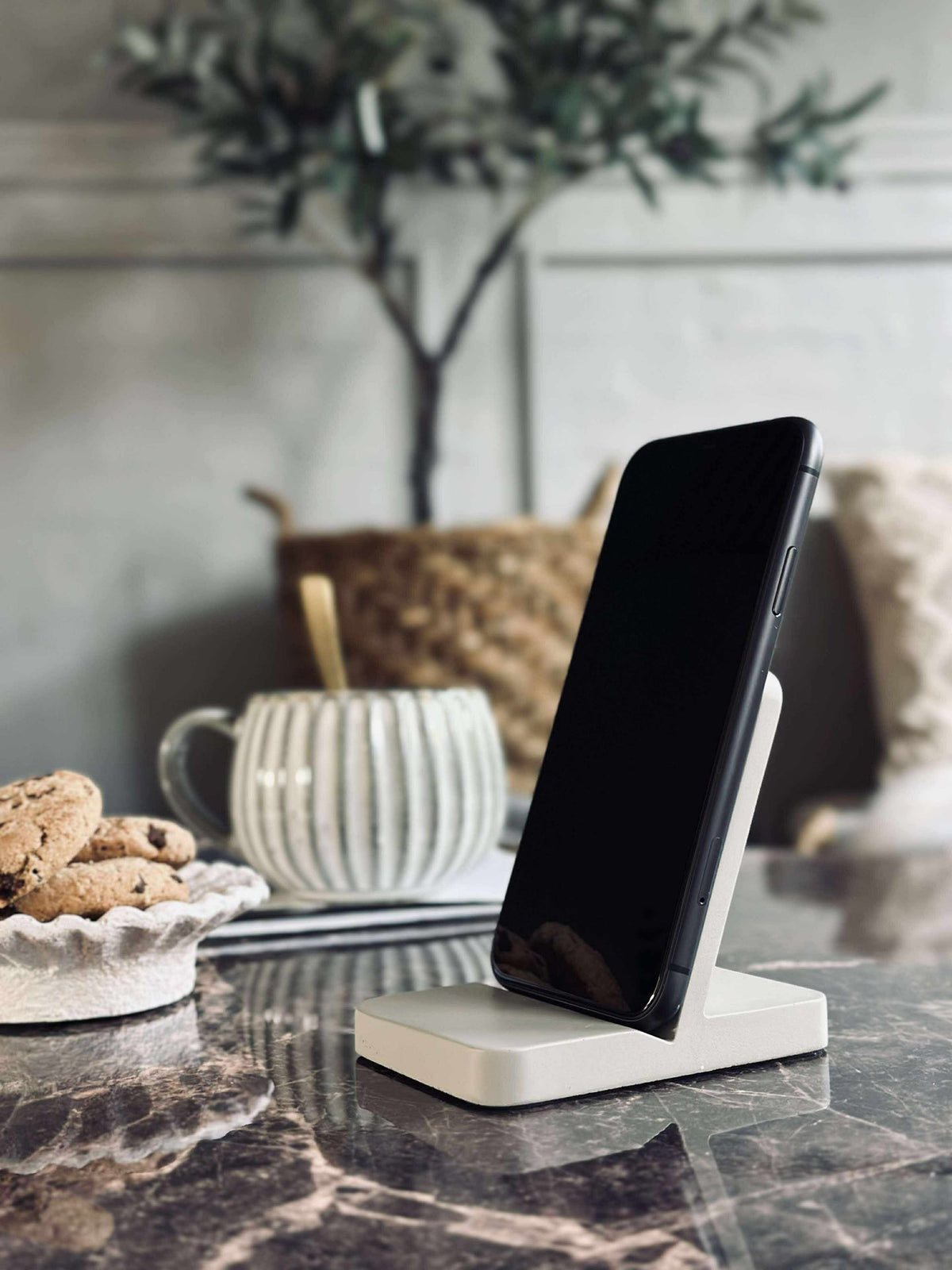Support pour téléphone portable - Bureau - Pebble grey
