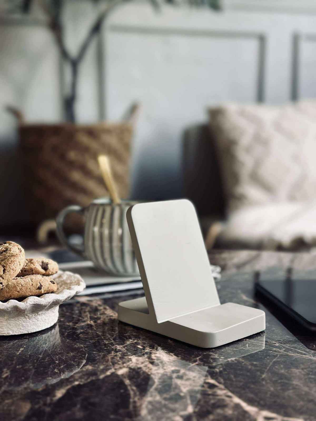 Support pour téléphone portable - Bureau - Pebble grey