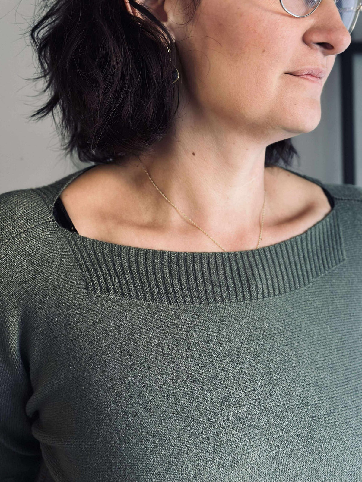 Pull en maille Costanza - Military