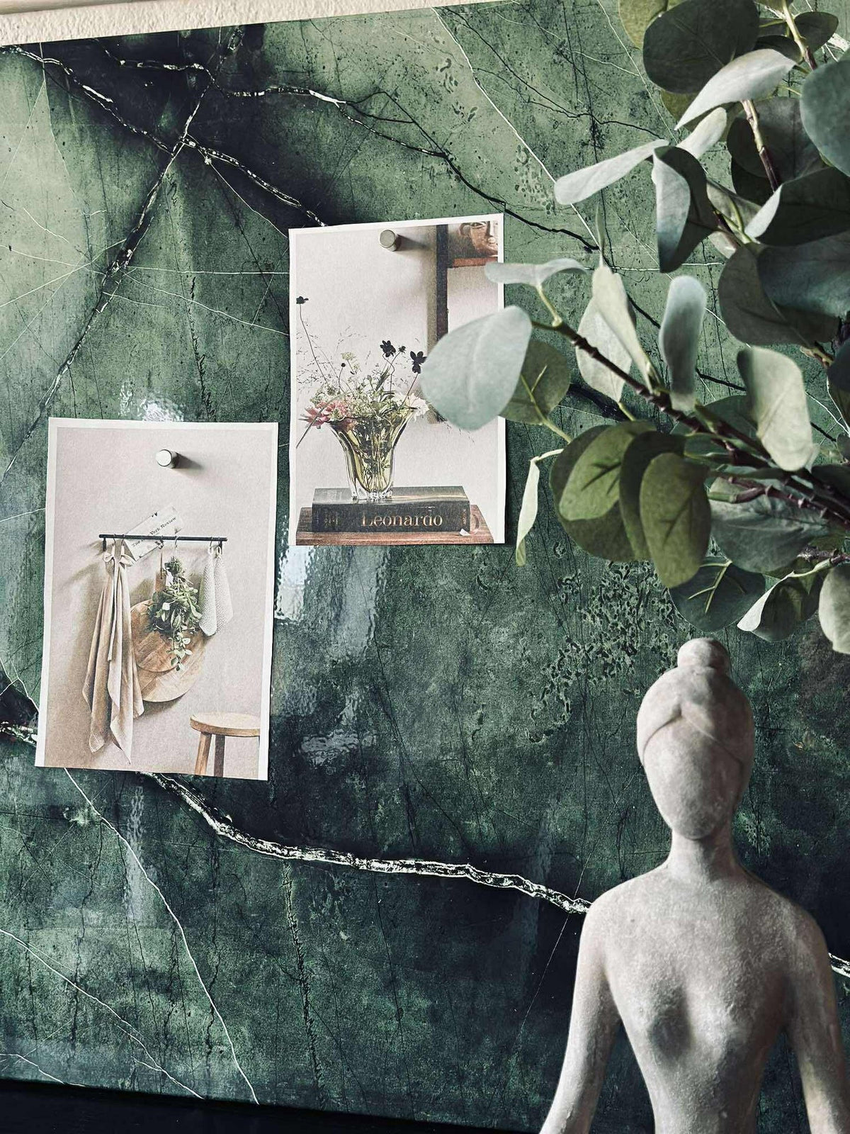 Tableau magnétique 60x90 - Vert grand-mère