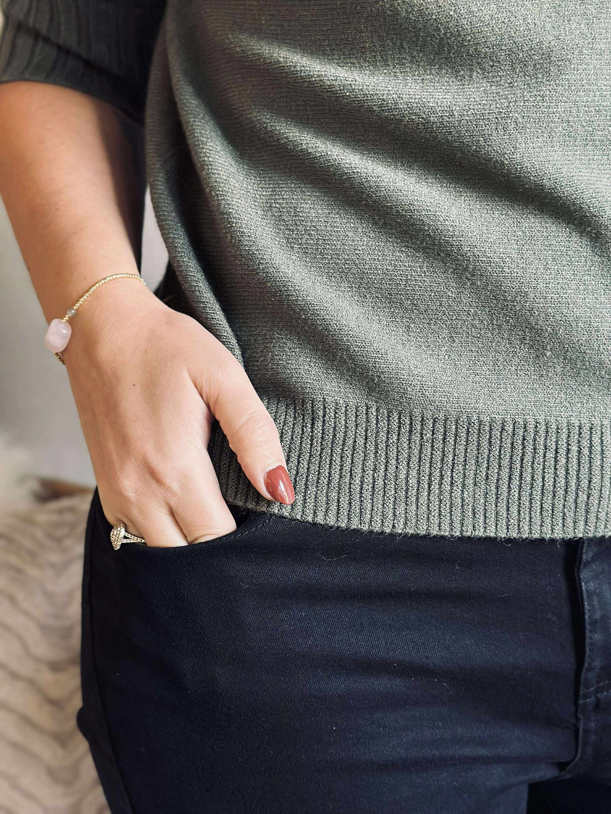 Pull en maille Costanza - Military