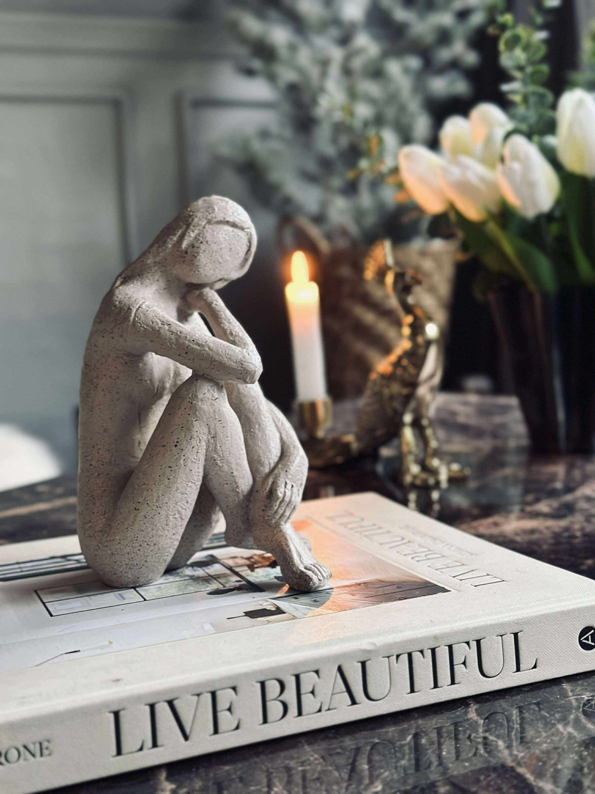 Figurine - Mélange beige