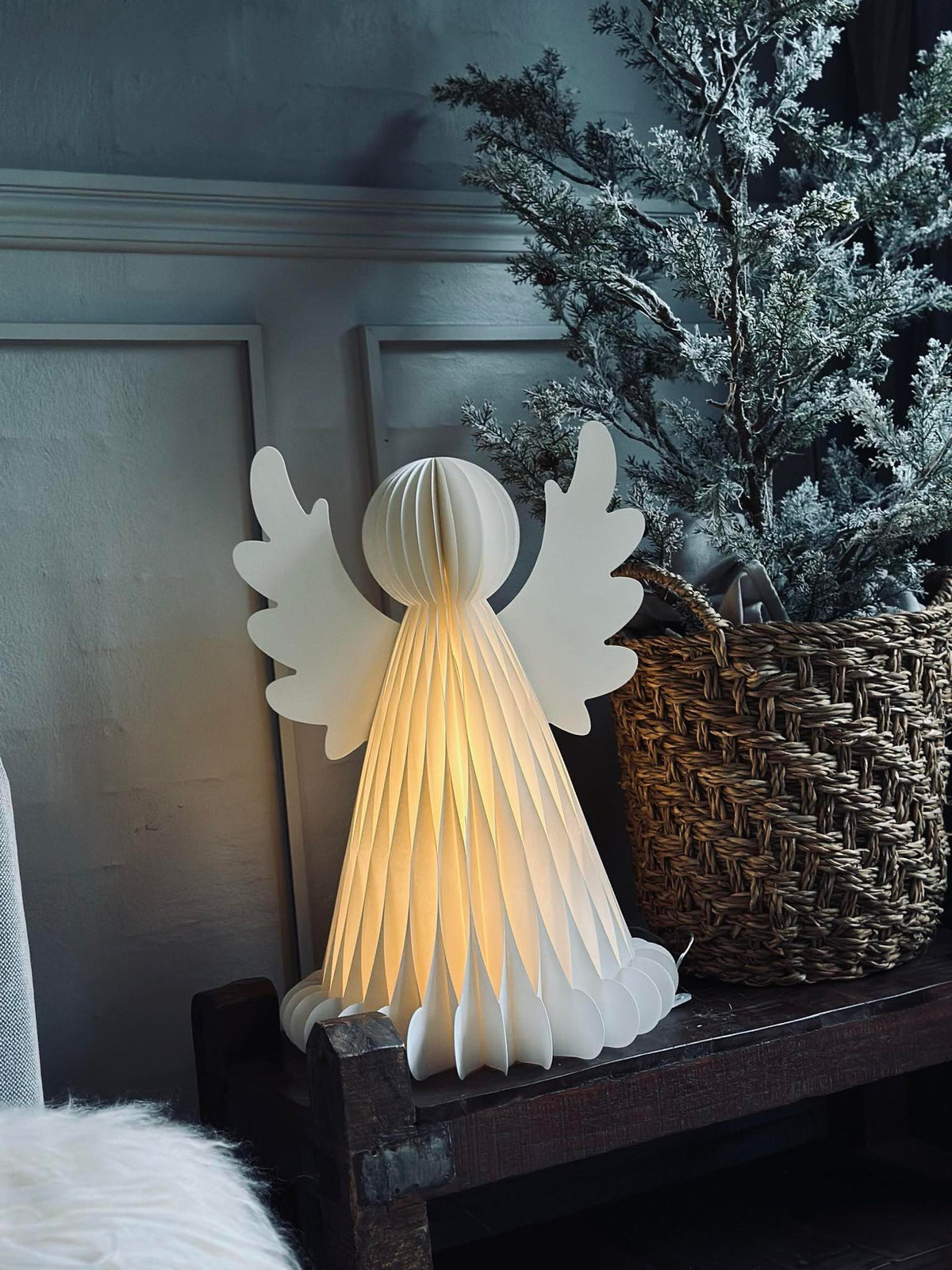 Anges avec lumière LED - 50cm