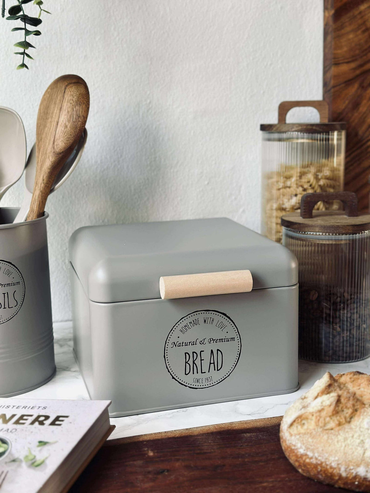 Boîte à pain Beige
