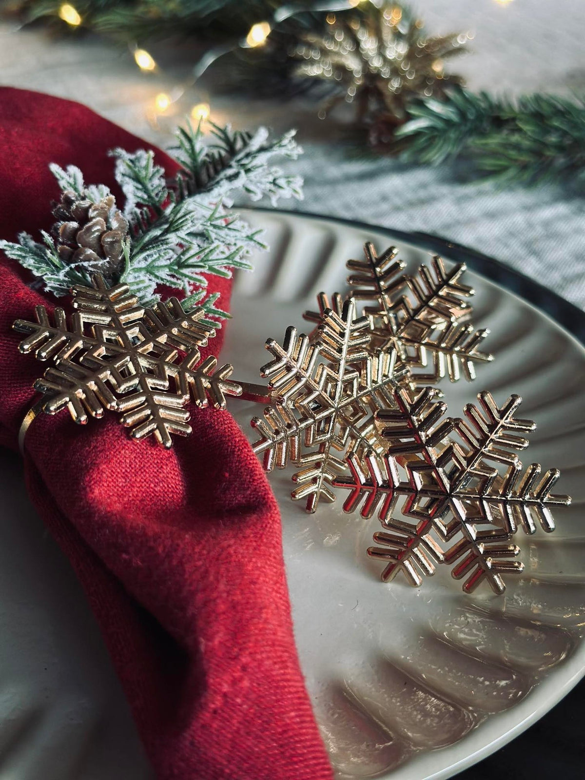 Servietringe Gold - MIX 4 pcs