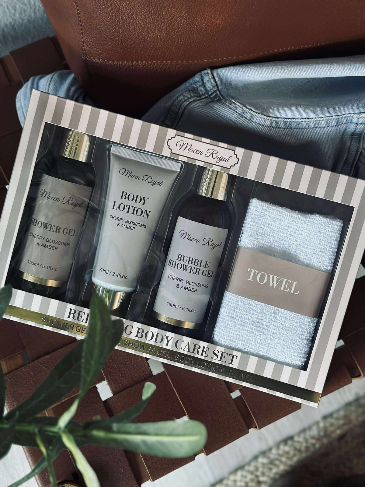 Coffret cadeau, ensemble de bain en 5 parties - MIX