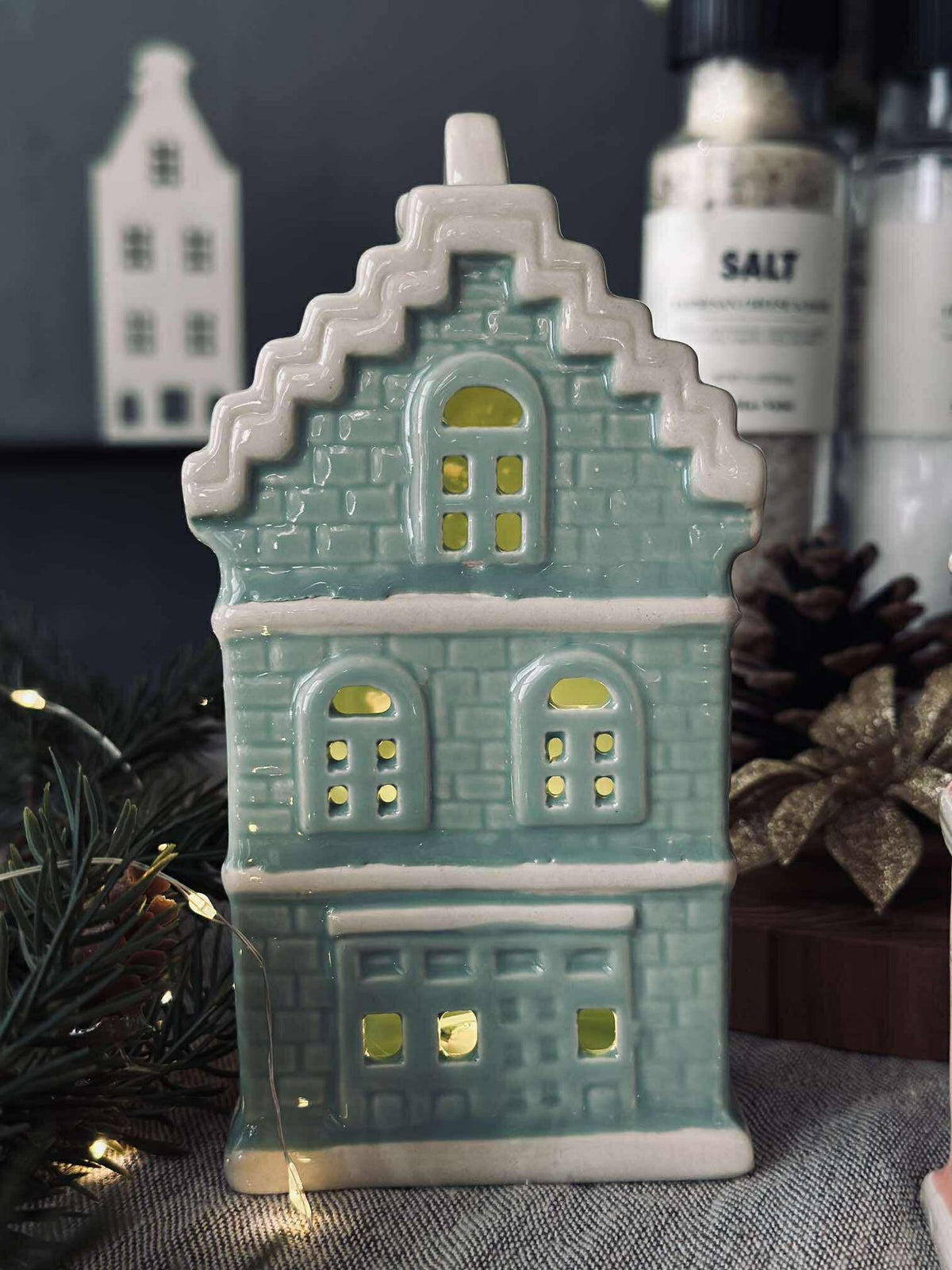 Maison lumineuse avec LED  - Pastel Color MIX