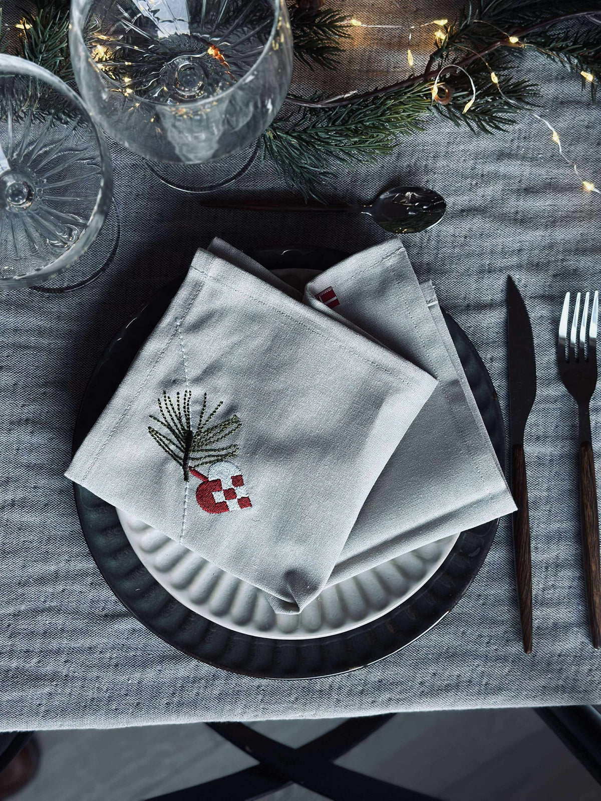 Serviette de table JUL 30x30 - 1 pièce