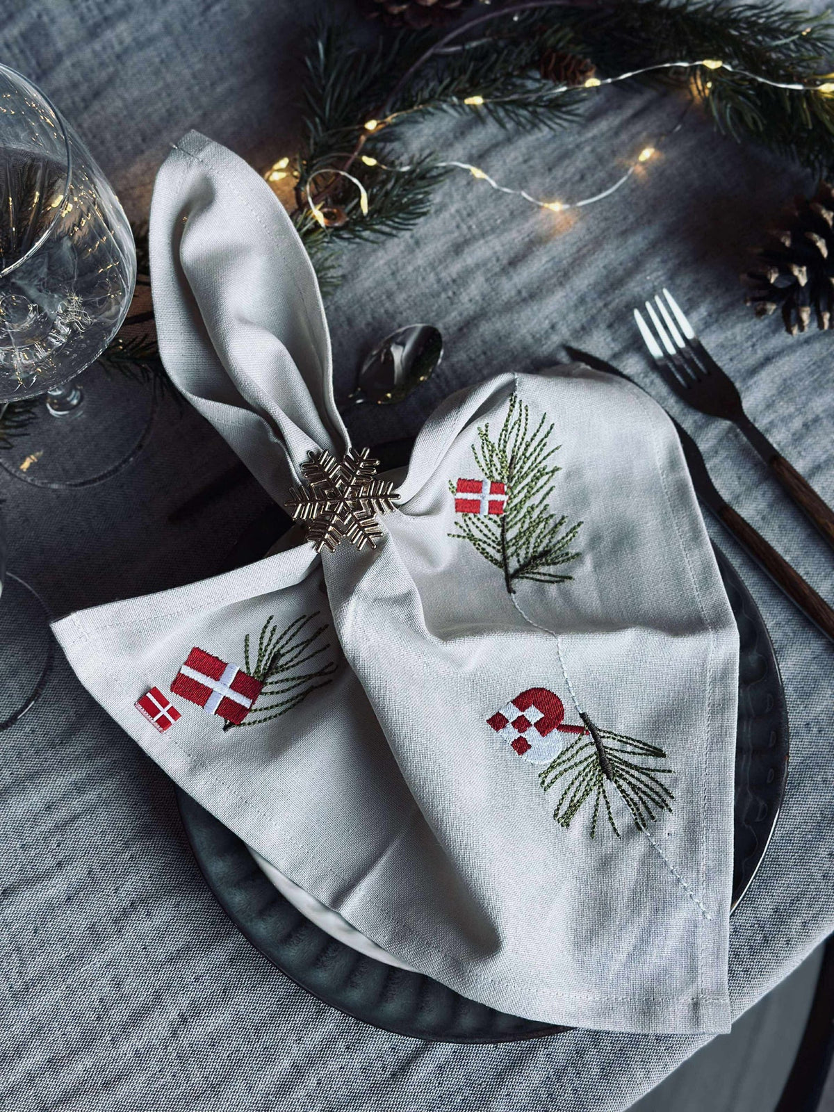 Serviette de table JUL 30x30 - 1 pièce