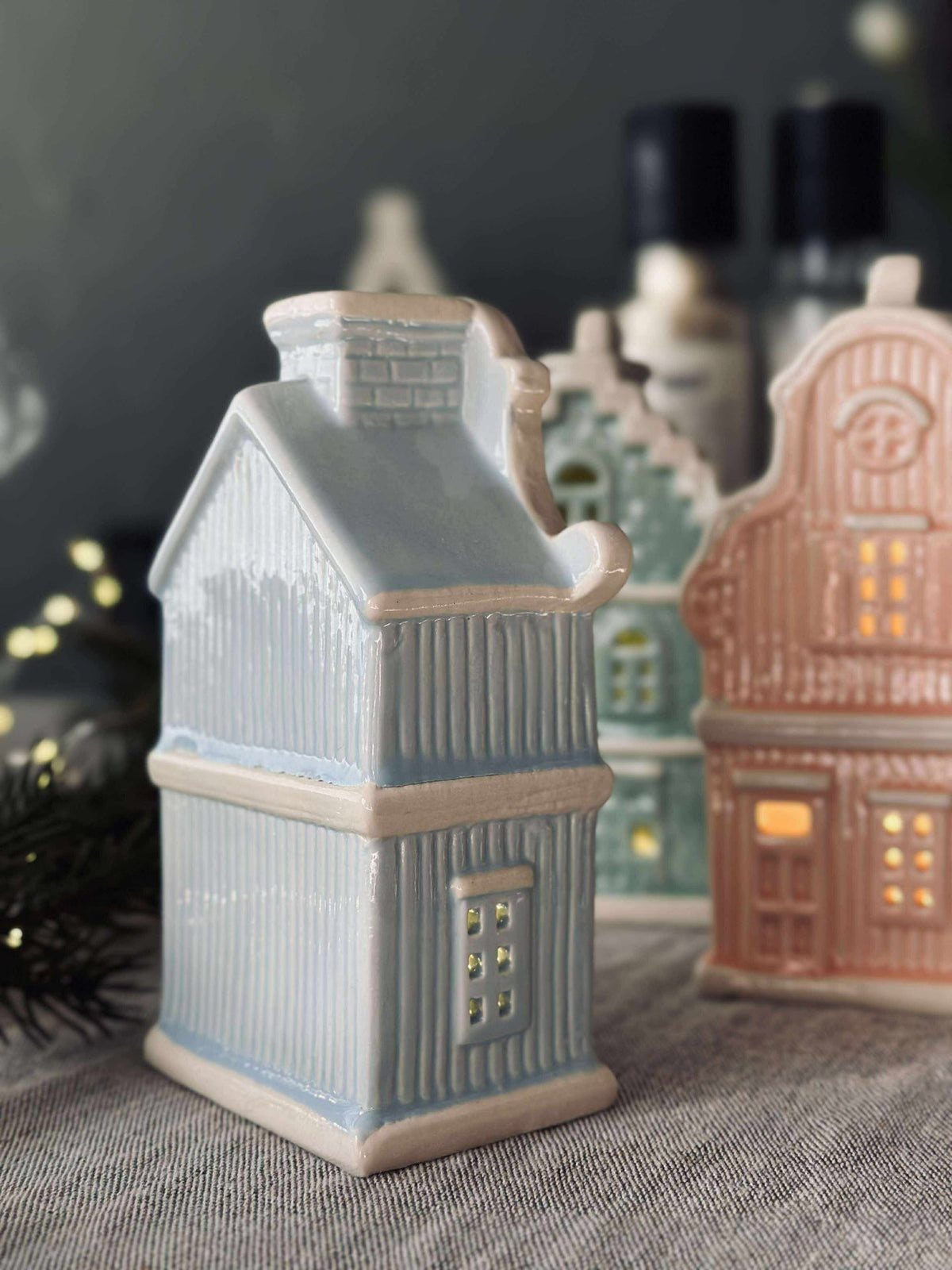 Maison lumineuse avec LED  - Pastel Color MIX